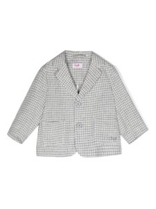 Il Gufo blazer à fini texturé - Gris