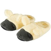 Kinder dieren pantoffels/sloffen lama/alpaca beige slippers 34/35  -