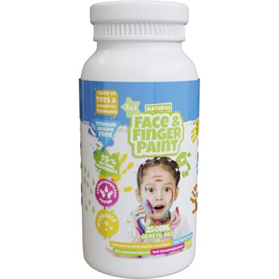 Boti Natural face & fingerpaint fles - wit, 250ml