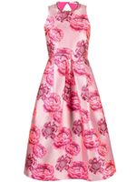 alice + olivia robe mi-longue à fleurs - Rose - thumbnail