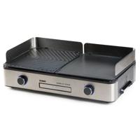 Domo DO9259G raclette 2400 W Zwart, Roestvrijstaal - thumbnail