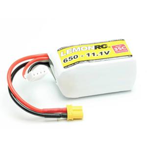 LemonRC LiPo accupack 11.1 V 650 mAh Aantal cellen: 3 35 C Softcase XT30