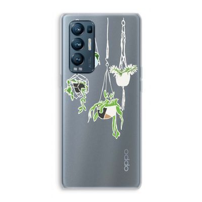 Hang In There: Oppo Find X3 Neo Transparant Hoesje