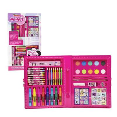 Schrijfset Minnie Mouse Briefcase Roze