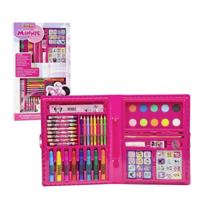 Schrijfset Minnie Mouse Briefcase Roze