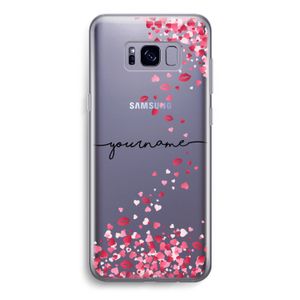 Hartjes en kusjes: Samsung Galaxy S8 Transparant Hoesje