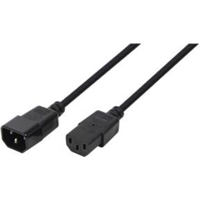 LogiLink CP091 electriciteitssnoer Zwart 1,8 m C14 stekker C13 stekker