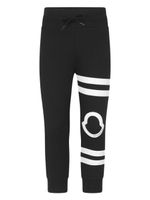 Moncler Enfant pantalon de jogging à logo imprimé - Noir