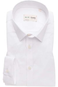 Blue Crane Slim Fit Overhemd zwart, Effen