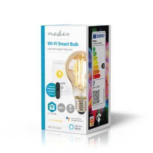 Nedis SmartLife LED Filamentlamp | Wi-Fi | E27 | 806 lm | 7 W | 1 stuks - WIFILRF10A60 WIFILRF10A60