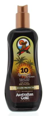 Australian Gold Spray gel met bronzer SPF10 Australian Gold Spray gel met bronzer SPF10