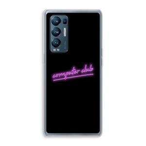 Vice Black: Oppo Find X3 Neo Transparant Hoesje