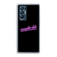 Vice Black: Oppo Find X3 Neo Transparant Hoesje