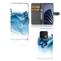 OnePlus 10 Pro | Telefoonhoesje | Met pasjeshouder | Vlinders