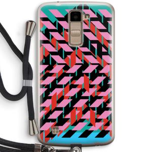 Skew Blush 2: LG K10 (2016) Transparant Hoesje met koord