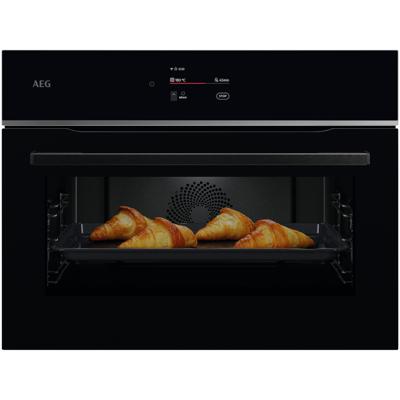 AEGTA7PK721B Inbouw stoomoven Zwart