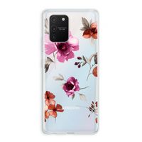 Geschilderde bloemen: Samsung Galaxy S10 Lite Transparant Hoesje