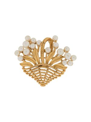 Susan Caplan Vintage broche Trifari - Or