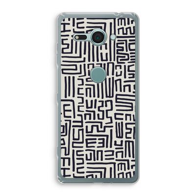 Moroccan Print: Sony Xperia XZ2 Compact Transparant Hoesje