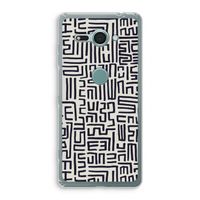 Moroccan Print: Sony Xperia XZ2 Compact Transparant Hoesje