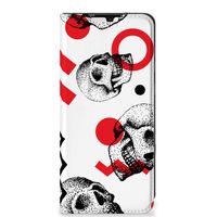 Mobiel BookCase Samsung Galaxy A33 5G Skull Red