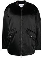 STAND STUDIO veste bomber Prim en satin - Noir - thumbnail