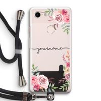 Rozen: Pixel 3 Transparant Hoesje met koord