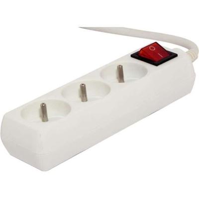 CHACON Stekkerdoos met schakelaar 3 stekkers 16A 1,5m wit