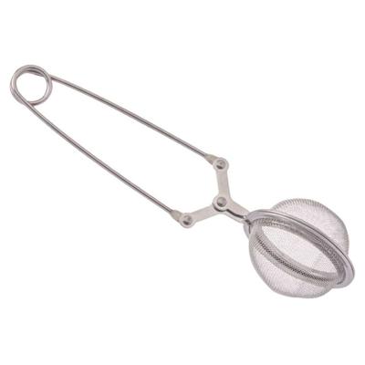 Theeknijper - zilver - draadgaas - 5 cm - theezeef - losse thee
