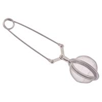 Theeknijper - zilver - draadgaas - 5 cm - theezeef - losse thee