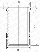 Goetze Engine Cilinderbus/voering O-ring 14-260500-00 - thumbnail