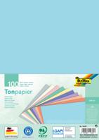 Folia gekleurd tekenpapier, 130 g, ft 21 x 29,7 cm, A4, geassorteerde kleuren, pastel, pak van 100 vel Folia gekleurd tekenpapier, 130 g, ft 21 x 29,7 cm, A4, geassorteerde kleuren, pastel, pak van 100 vel