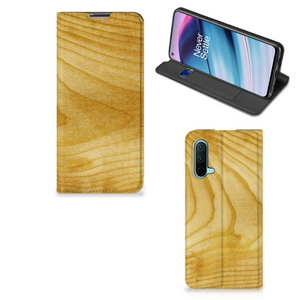 OnePlus Nord CE 5G Book Wallet Case Licht Hout