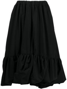 Comme Des Garçons jupe longue à taille élastiquée - Noir