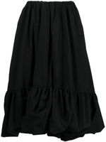 Comme Des Garçons jupe longue à taille élastiquée - Noir