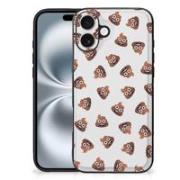 Back Case voor iPhone 16 Plus Poep Emojis