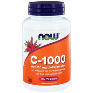 NOW Vitamine C 1000 mg bioflavonoiden (100 vcaps)