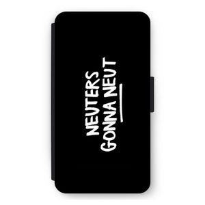 Neuters (zwart): iPhone 12 mini Flip Hoesje