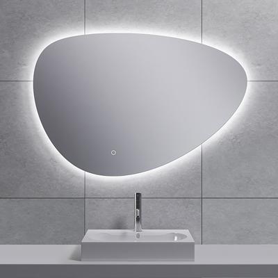 Wiesbaden Uovo Ovale Badkamerspiegel met Dimbare LED en Spiegelverwarming - 90cm