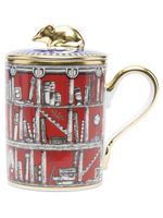 GINORI 1735 mug Totem Rat en porcelaine - Bleu - thumbnail