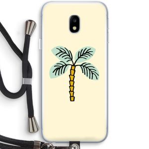 Palmboom: Samsung Galaxy J3 (2017) Transparant Hoesje met koord