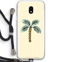 Palmboom: Samsung Galaxy J3 (2017) Transparant Hoesje met koord
