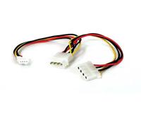 StarTech Splitter voeding 12Volt Molex + 5V FDD StarTech Splitter voeding 12Volt Molex + 5V FDD