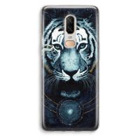 Darkness Tiger: OnePlus 6 Transparant Hoesje