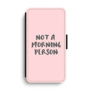 Morning person: iPhone XS Max Flip Hoesje