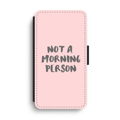 Morning person: iPhone XS Max Flip Hoesje