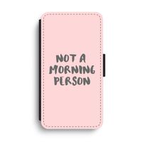Morning person: iPhone XS Max Flip Hoesje