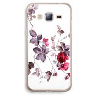 Mooie bloemen: Samsung Galaxy J3 (2016) Transparant Hoesje