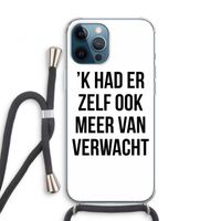 Meer verwacht: iPhone 12 Pro Transparant Hoesje met koord