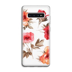 Roosjes: Samsung Galaxy S10 4G Transparant Hoesje
